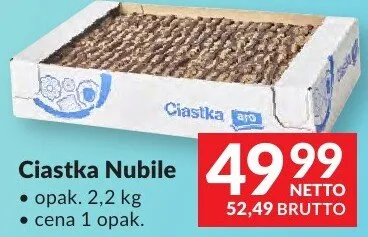 Ciastka Nubile Aro promocja w Makro