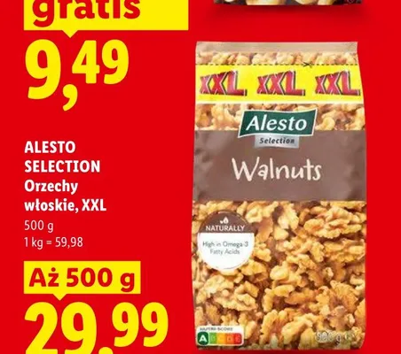 Orzechy włoskie Alesto Selection XXL promocja w Lidl