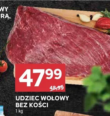 Udziec wołowy bez kości promocja w Stokrotka