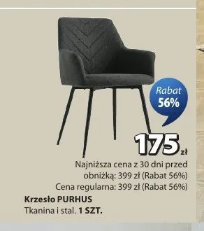 Krzesło PURHUS promocja w Jysk