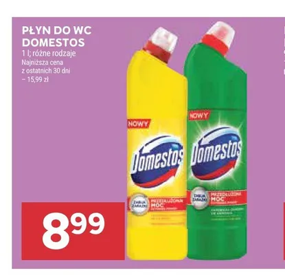 Płyn do WC Domestos promocja w Stokrotka