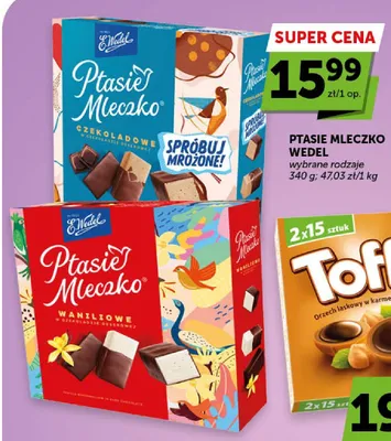 Ptasie Mleczko E.Wedel waniliowe promocja w ABC