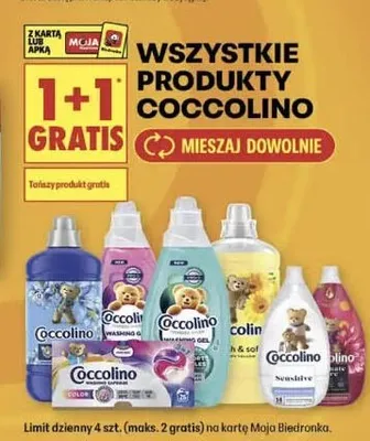 Płyn do płukania Coccolino promocja w Biedronka
