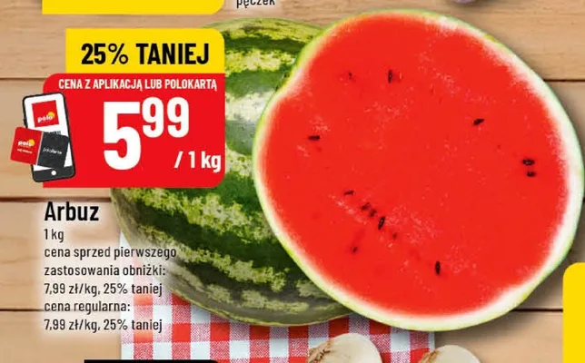 Arbuz promocja w POLOmarket