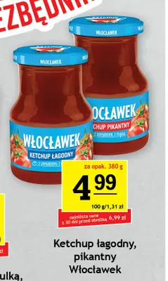 Ketchup pikantny Włocławek promocja w Gram Market