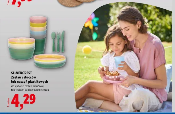 Zestaw talerzyków plastikowych SILVERCREST promocja w Lidl