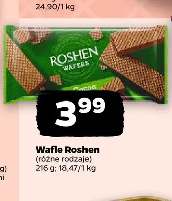 Wafle Roshen Cocoa promocja w Netto