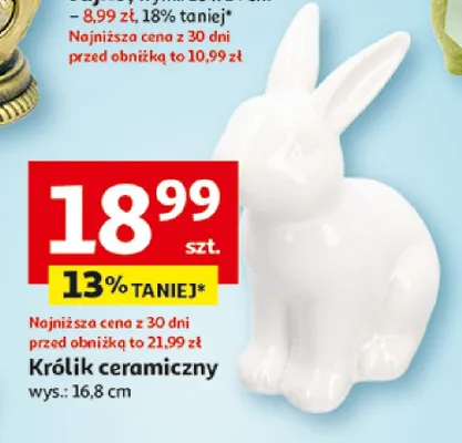 Królik ceramiczny promocja w Auchan