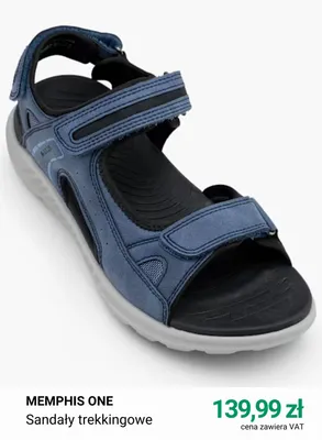 Sandały trekkingowe Memphis One promocja w Deichmann
