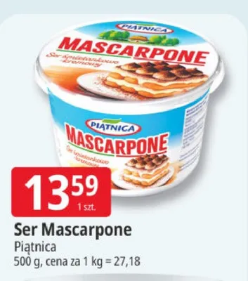 Ser Mascarpone Piątnica promocja w Leclerc