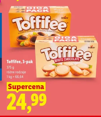 Czekoladki Toffifee 3-pak promocja w Lidl