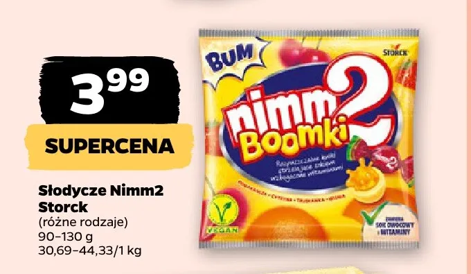 Słodycze Nimm2 promocja w Netto