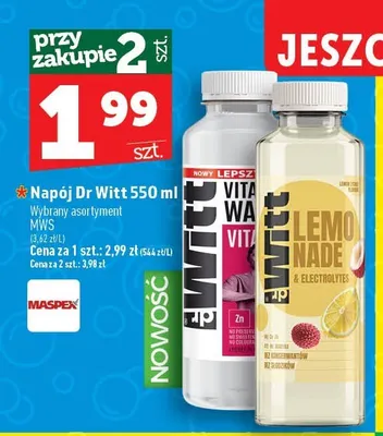 Napój Dr Witt promocja w TOPAZ