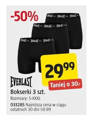 Bokserki EVERLAST 3-pak promocja w Jula