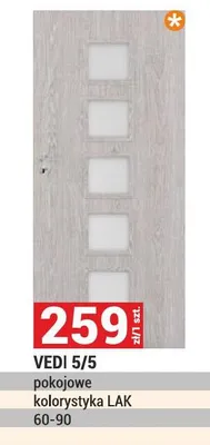 Drzwi Vedi 5/5 promocja w Merkury Market