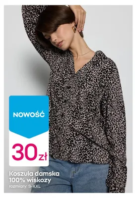 Koszula damska 100% wiskozy promocja w Pepco