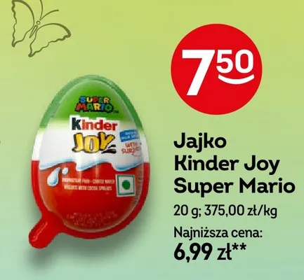 Jajko Kinder Joy Super Mario promocja w Żabka