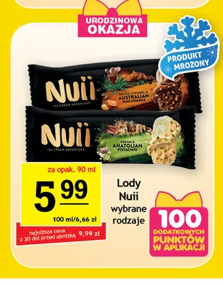 Lody Nuii Cream & Anatolian Pistachio promocja w Gram Market