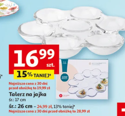 Talerz na jajka promocja w Auchan
