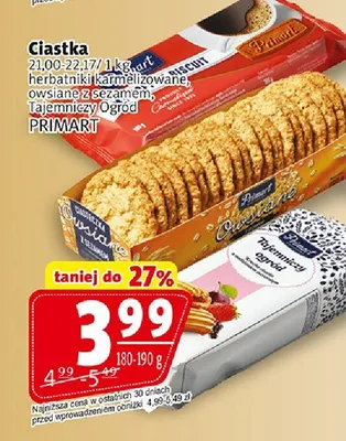 Ciastka Tajemniczy Ogród promocja w Prim Market