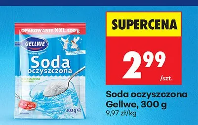 Soda oczyszczona Gellwe promocja w Biedronka