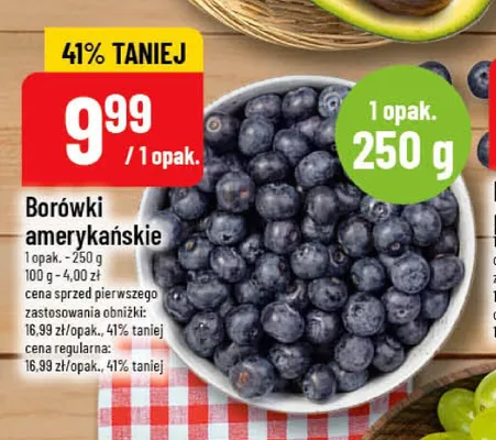 Borówki amerykańskie promocja w POLOmarket
