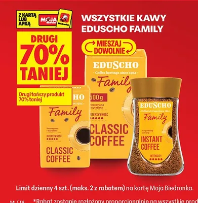 Kawa rozpuszczalna Family Instant Coffee promocja w Biedronka