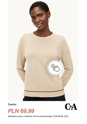 Sweter C & A promocja w C&A