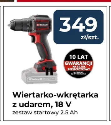 Wiertarko-wkrętarka z udarem Einhell promocja w PSB Mrówka
