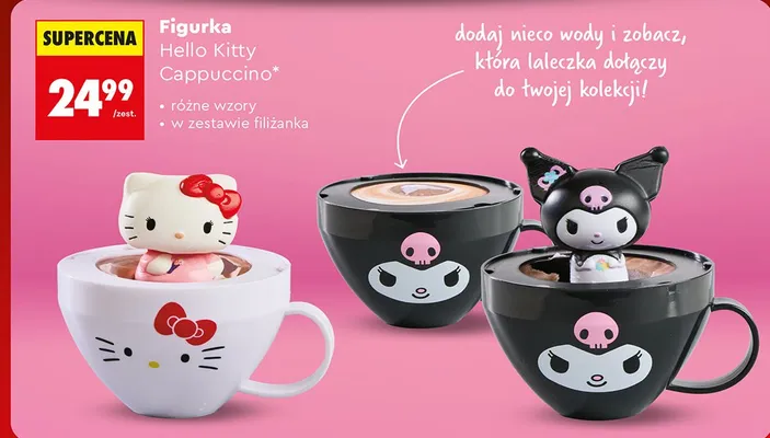 Figurka Hello Kitty Cappuccino promocja w Biedronka