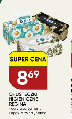 Chusteczki higieniczne 4-warstwowe mini Auchan promocja w Chata Polska