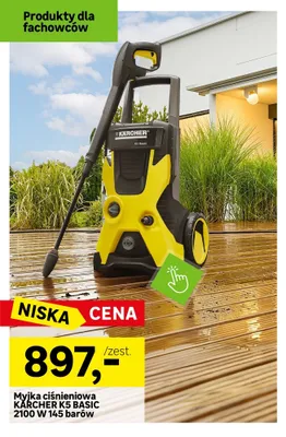 Myjka ciśnieniowa KÄRCHER K5 BASIC 2100W 145 barów promocja w Leroy Merlin