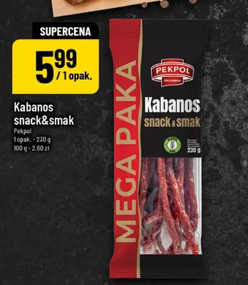 Kabanos snack&smak promocja w POLOmarket