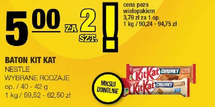 Mus daktyle orzechy laskowe marakuja Łowicz anty baton promocja w SPAR