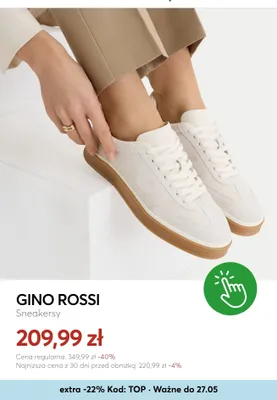 Sneakersy GINO ROSSI promocja w eobuwie.pl