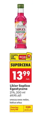 Likier Soplica Egzotyczna smoczy owoc melon promocja w Biedronka