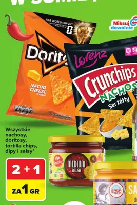 Nachosy Doritos Nacho Cheese promocja w Carrefour Market