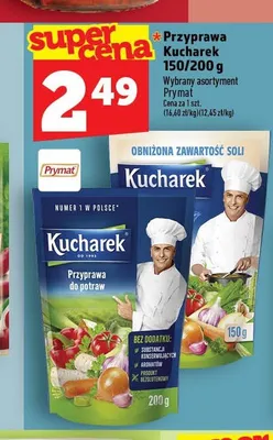 Przyprawa do potraw Kucharek promocja w TOPAZ