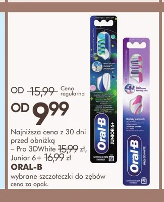 Szczoteczki do zębów Oral-B promocja w Super-Pharm