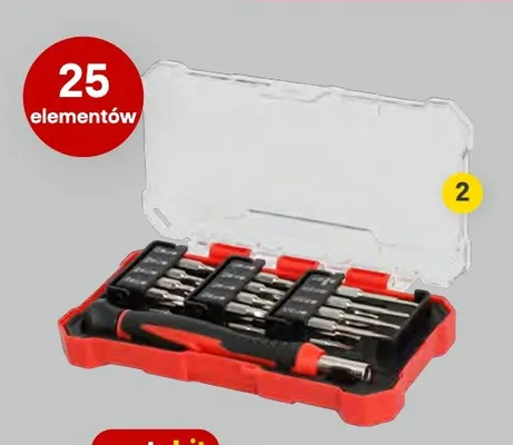 Zestaw bitów precyzyjnych 25 elementów Forge Steel promocja w Castorama