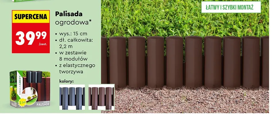 Palisada ogrodowa promocja w Biedronka