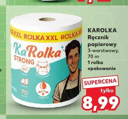 Ręcznik papierowy Karolka Strong XXL promocja w Kaufland