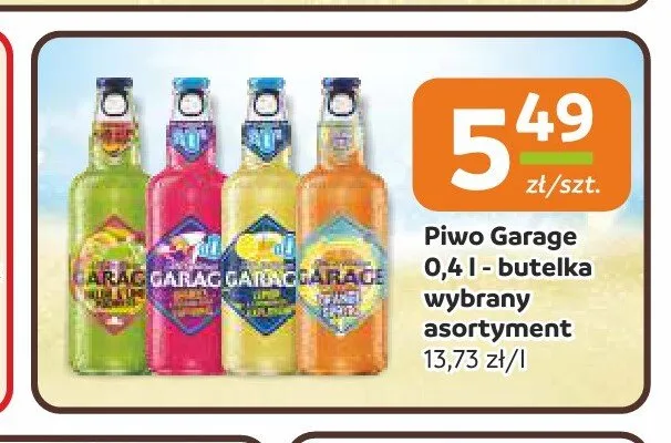 Piwo Garage promocja w Społem Częstochowa