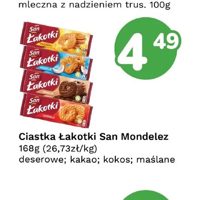 Ciastka Łakotki kakao San promocja w Limonka