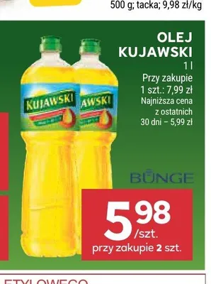Olej rzepakowy Kujawski promocja w Stokrotka