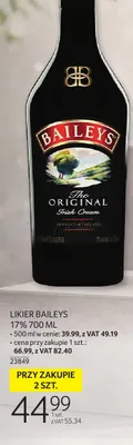 Likier Baileys 17% 700 ML promocja w Selgros