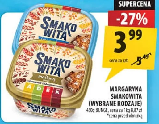 Margaryna Smakowita Bungi promocja w Arhelan