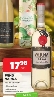 Wino Varna promocja w Stokrotka
