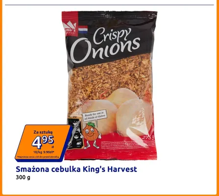 Smażona cebulka King's Harvest promocja w Action