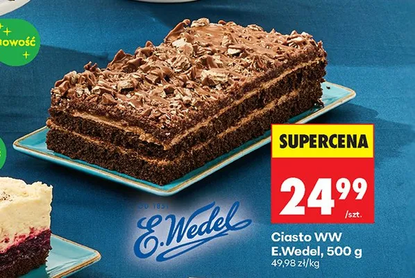 Ciasto WW E.Wedel promocja w Biedronka